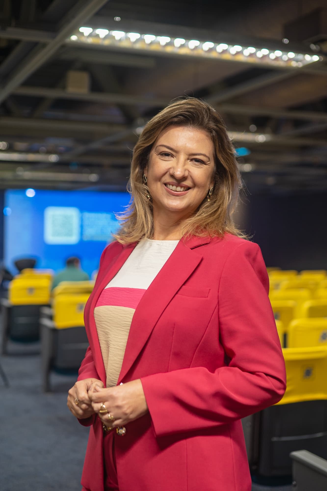 Encontro Gente é Tudo do Banco do Brasil em Fortaleza, registro 15 — painéis, plateia e bastidores