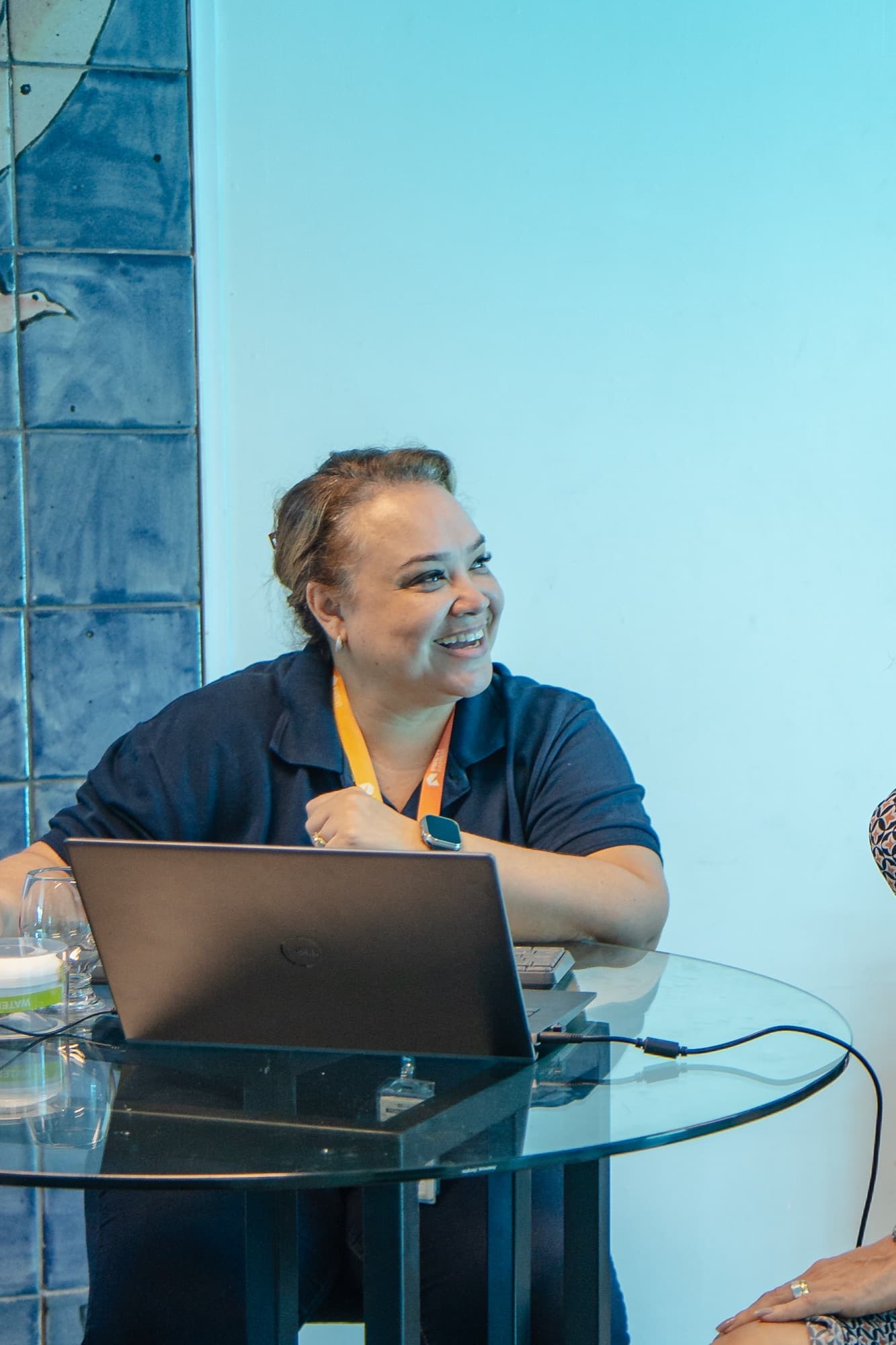 Encontro Gente é Tudo do Banco do Brasil em Fortaleza, registro 27 — painéis, plateia e bastidores