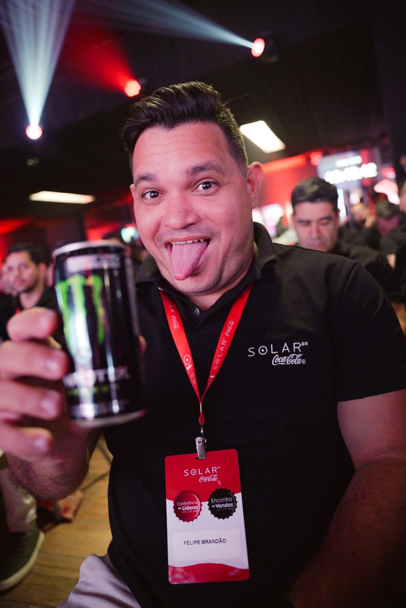 Convenção Solar Coca-Cola em Fortaleza, registro 2 — equipe, palco e ativação de marca