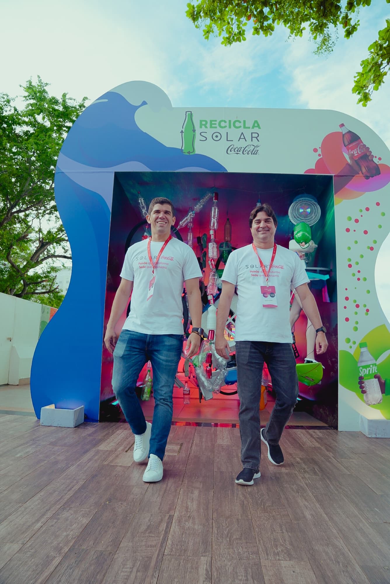 Convenção Solar Coca-Cola em Fortaleza, registro 10 — equipe, palco e ativação de marca