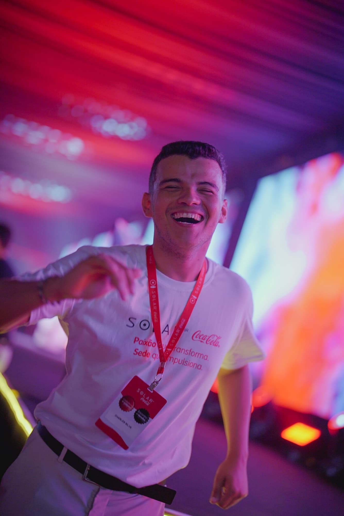 Convenção Solar Coca-Cola em Fortaleza, registro 28 — equipe, palco e ativação de marca